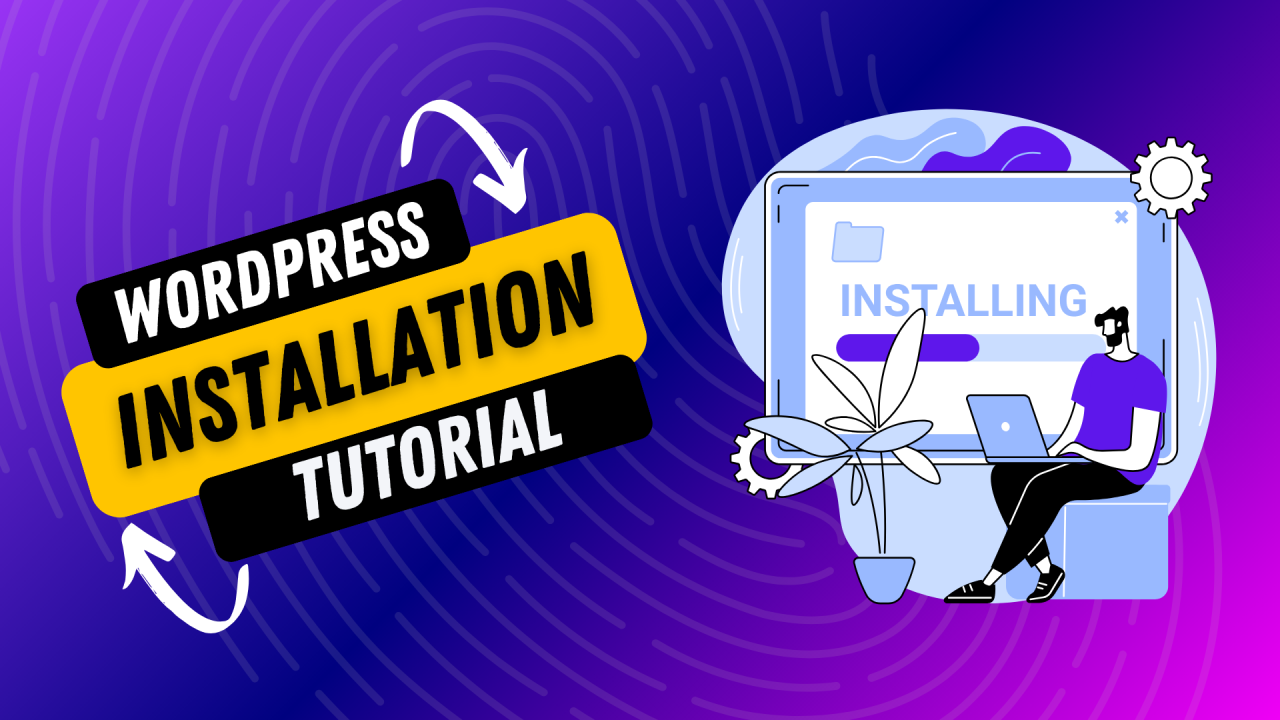 WordPress installation process on LinkInput website Linkinput, Link Input, Link input